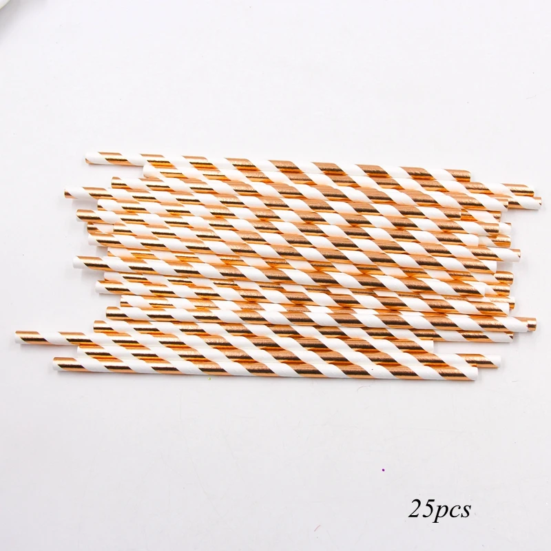 wave straw 25pcs 1 Набор серия розово-золотого цвета Звездный воздушный шар из фольги шампанское сердце шар Свадебная вечеринка Декор латексные шары для украшения дня рождения - Цвет: wave straw 25pcs