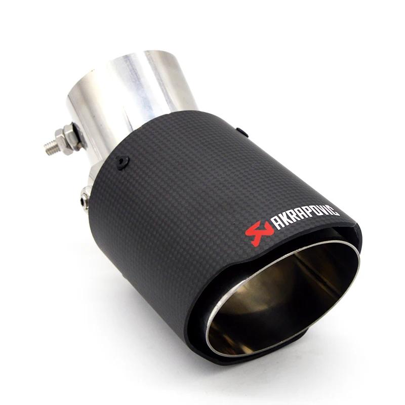 Выхлопные трубы для автомобиля 1 шт. глушитель Akrapovic Buick Fiat Citroen C4 C2 Mitsubishi Mazda 3 6 2