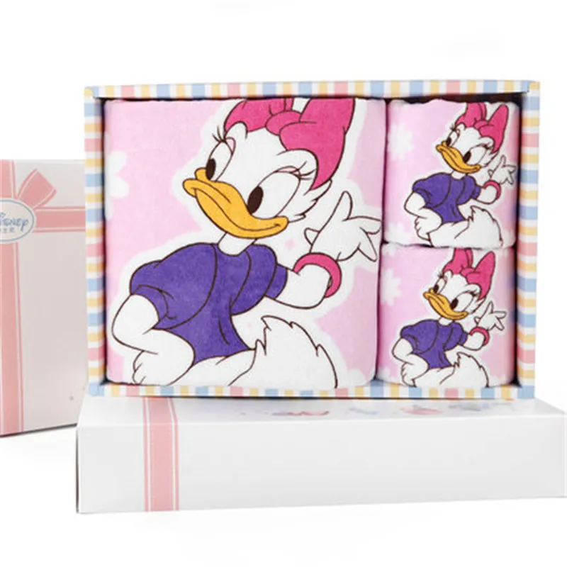 Disney 3 шт. желтое полотенце для лица с Микки банное подарочная упаковка супер