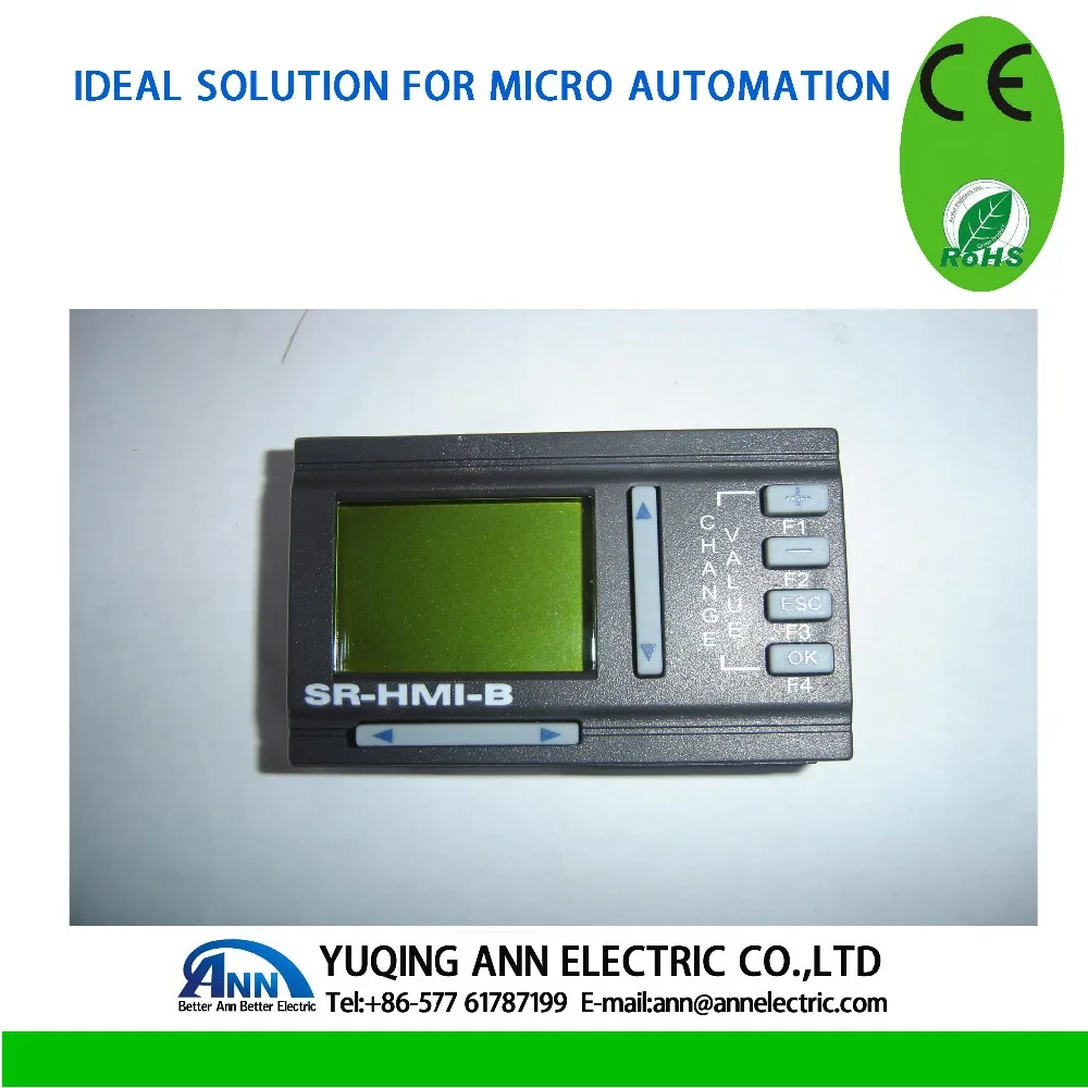 Программируемый логический контроллер SR 12MRDC с HMI 12 24VDC 8 баллов DC вход переменного