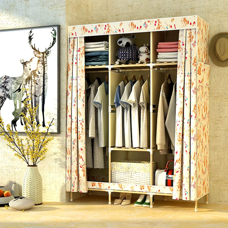 Новинка 2019 шкаф-гардероб из нетканого материала шкафы для хранения больших и