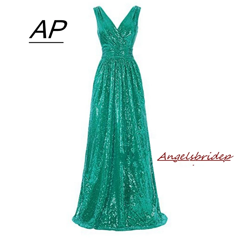 ANGELSBRIDEP Новое поступление блестками вечернее платье для выпускного вечера Robe De