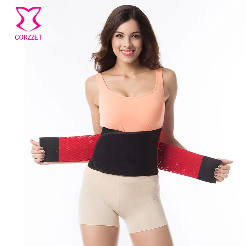 Корсет корректирующий розовый для талии и фитнеса|thermo shaper|belt slimmingbody shapers women |