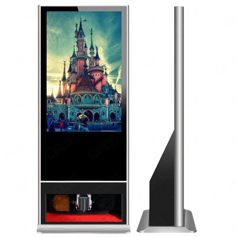 42 дюймовый напольный ЖК дисплей с функцией чистки обуви/полировки Full HD