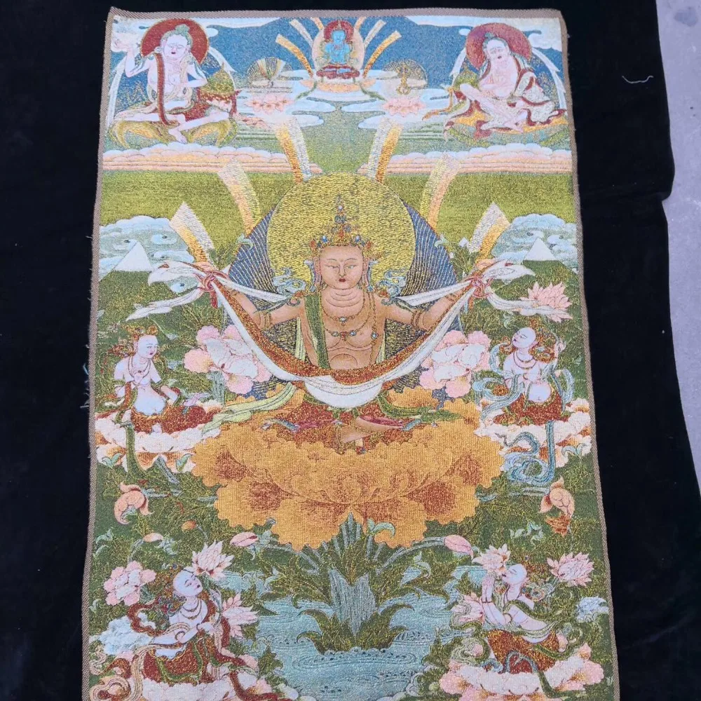 2019 непальских коллекция Традиционная тибетская Буддизм танка картины Будды