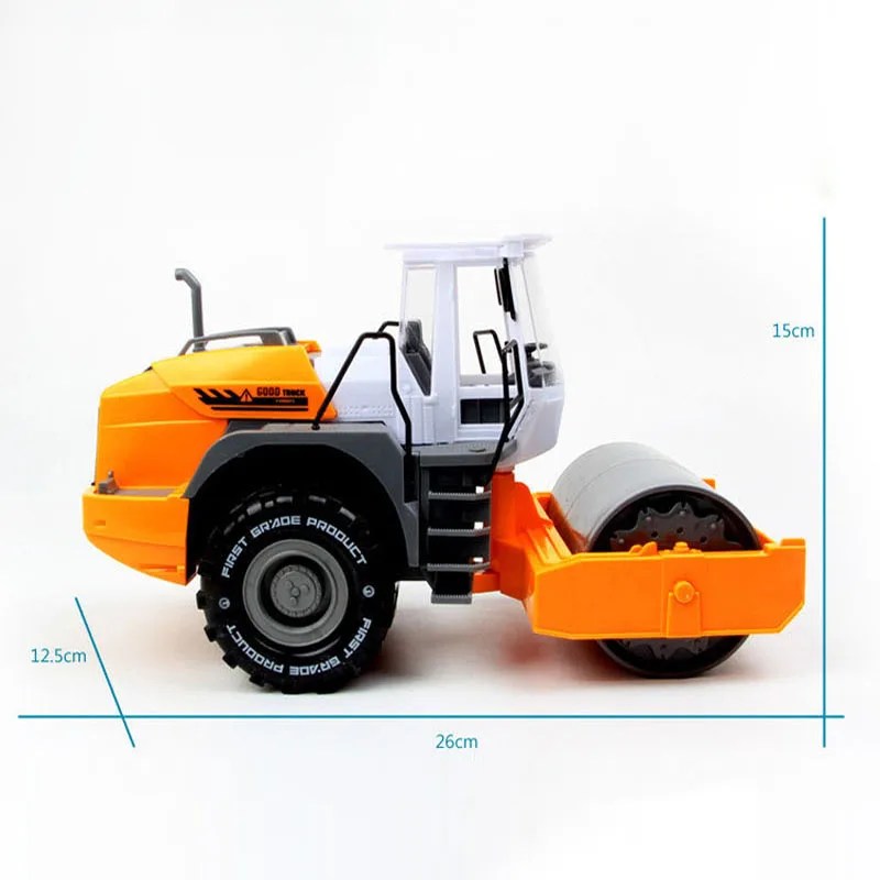 Emulational Road Roller Truck детские игрушки автомобиль Land Leveller техника грузовик для детей