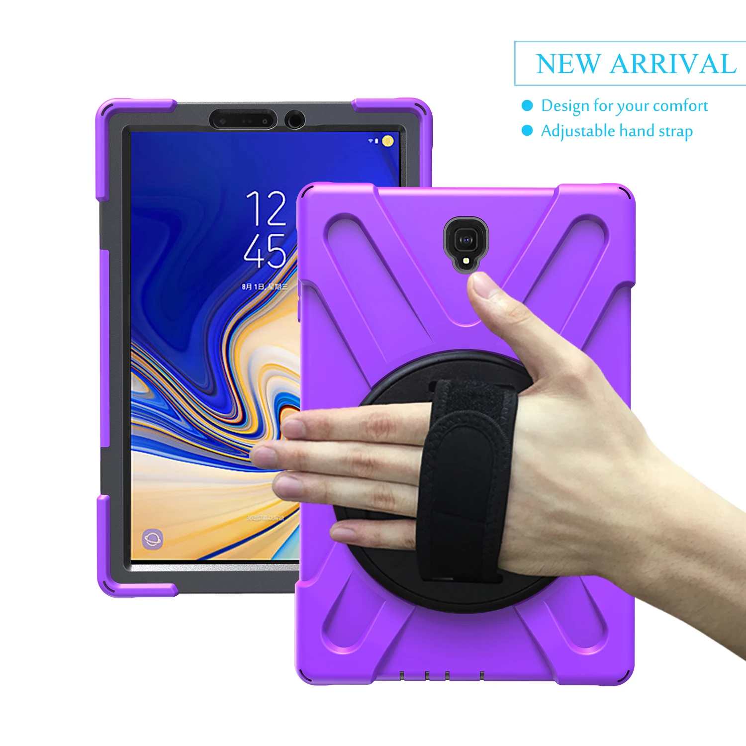 Ударопрочный ударопрочный сверхпрочный бронированный чехол для samsung Galaxy Tab S4 10,5 дюймов Чехол выпуск модель T830 T835 T837