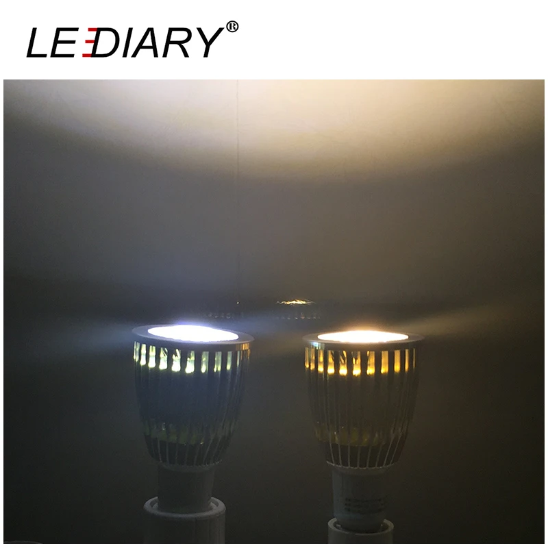 LEDIARY 10 шт. MR16 COB Светодиодная точечная лампа GU5.3 GU10 E27 12 В/100 240 В 220 3 Вт/5 Вт/7 Вт