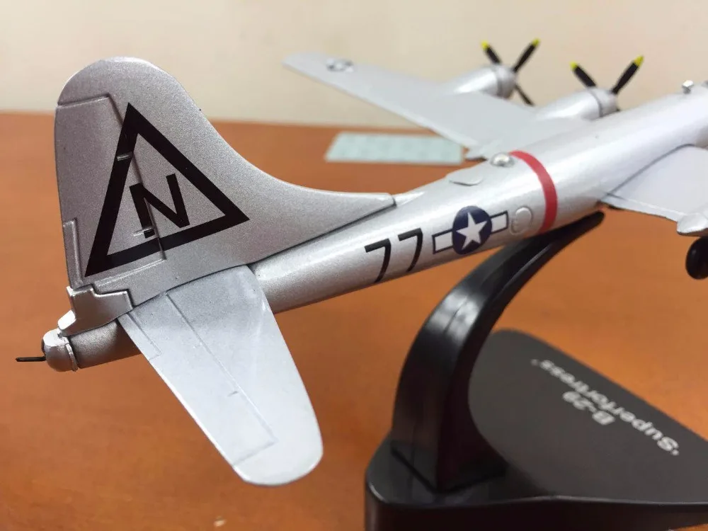 1:144 летательные аппараты из сплава модель супер форта США B29 высокой симуляции