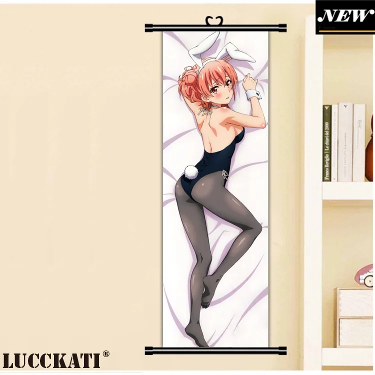 45x135 см oregairu yahari Руда не Seishun любовь приходите ва machigatteiru Юи мультфильм аниме стены картина прокрутки холст живопись плакат - Цвет: J