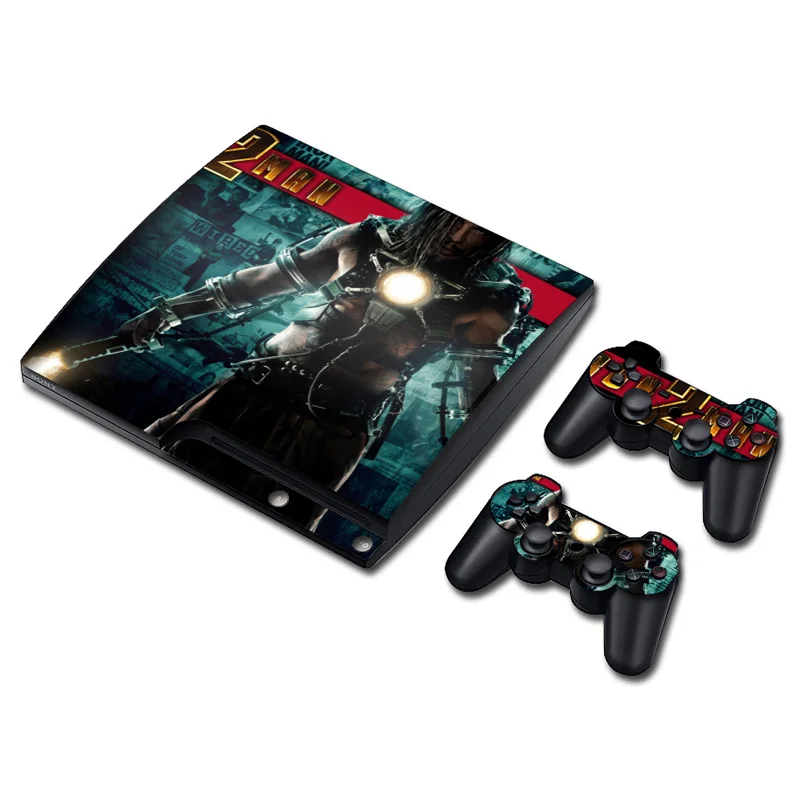 Marvel Мстители Железный человек кожи Стикеры наклейка для PS3 тонкий Игровые приставки 3 консоли и контроллеры для PS3 скины Стикеры винил
