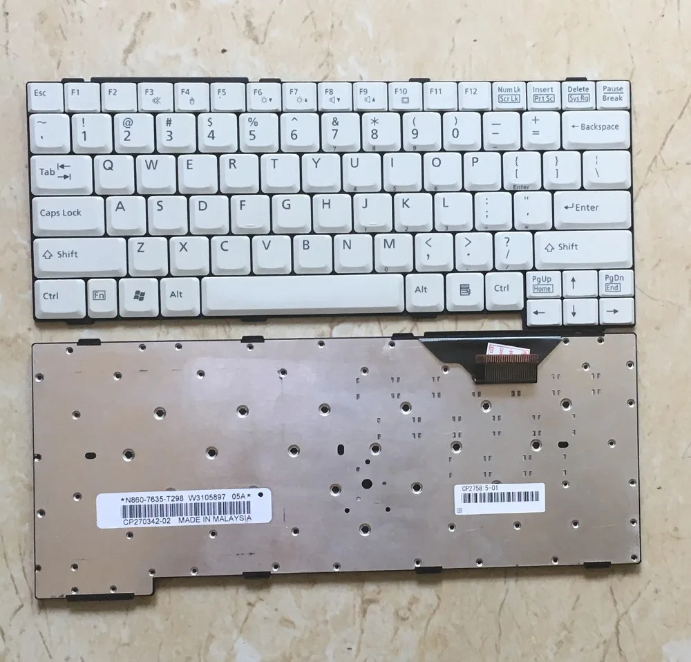 Для FUJITSU S2210 S6220 S6240 S6311 S6410 S6420 LH700 S6510 S6520 S7110 S7111 S7211 T4220 T4210 T4410 T900 T4210 Клавиатура ноутбука