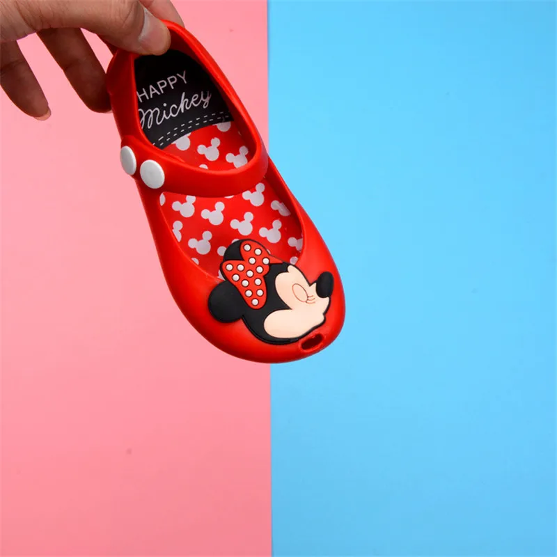 Детская обувь мини Melissa Mickey сандалии для девочек нескользящая дешевые детей