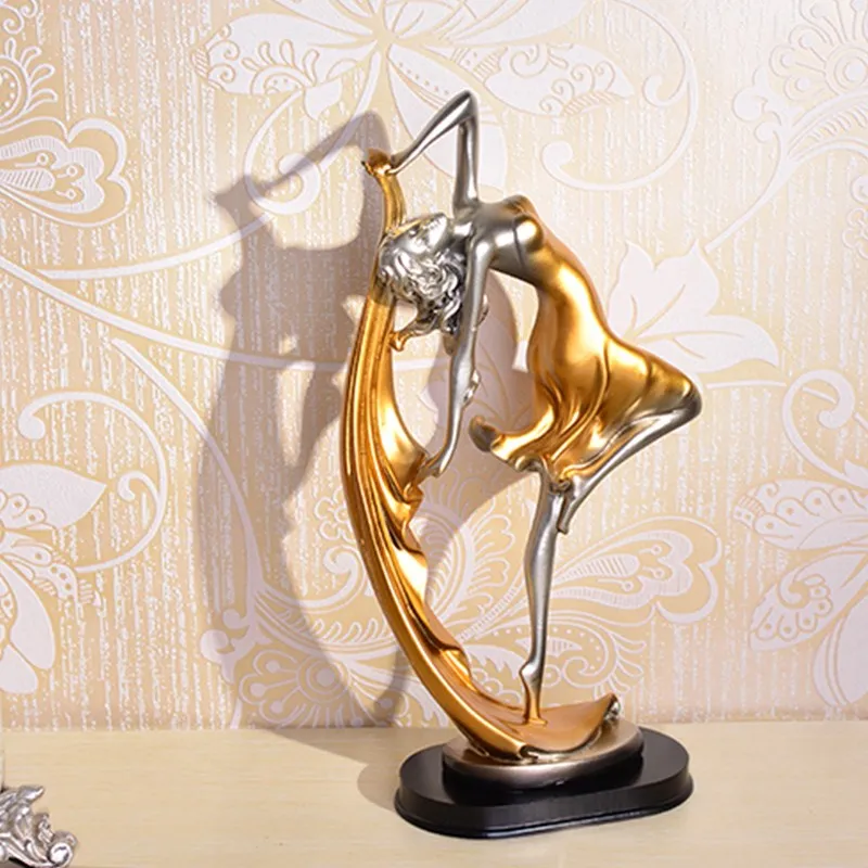 Художественная скульптура из смолы 13 дюймов для балета и танцев дома гостиной