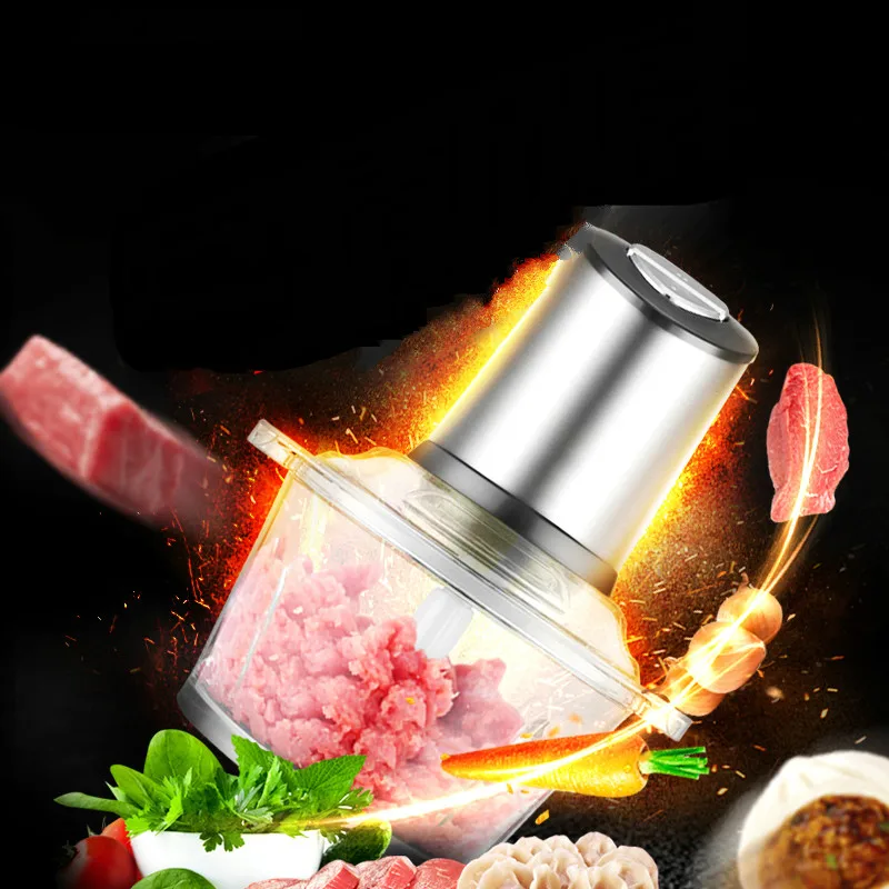 Мясорубка использует электрическую мясорубку чтобы впасть в большие объёмы и