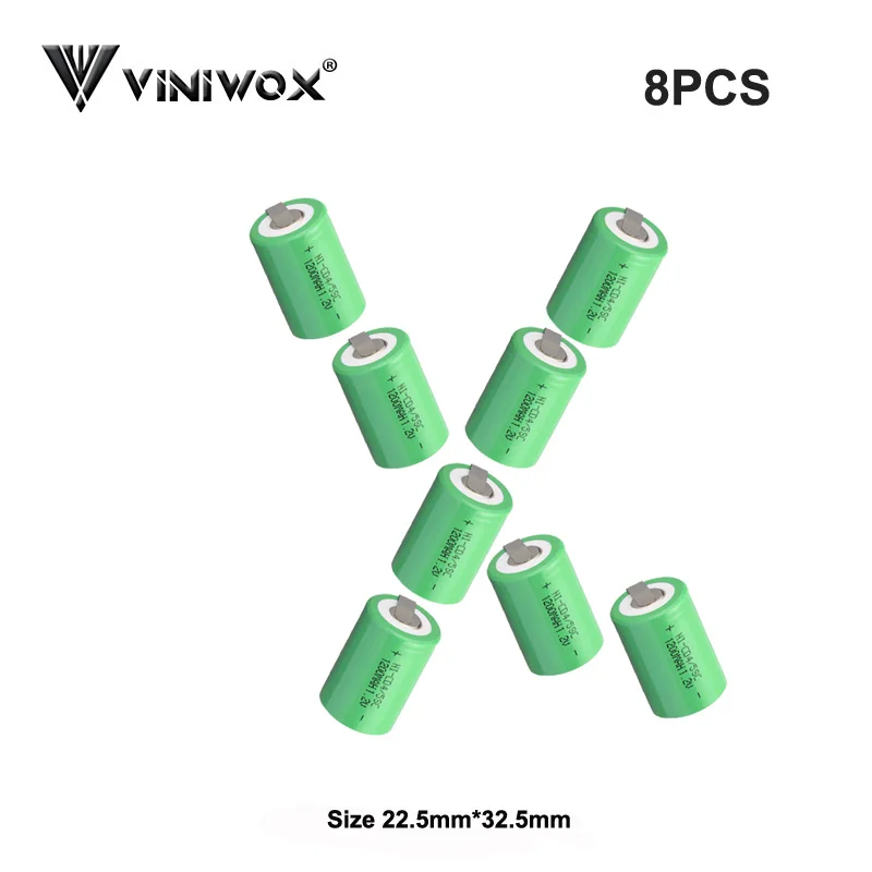 1200mAh Ni CD 4/5SC 1 2 V электрические аккумуляторные ячейки игрушка фонарик беспилотный