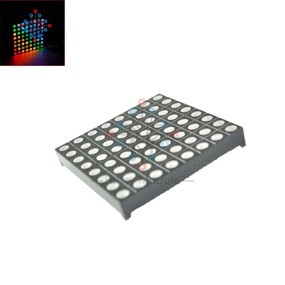 

5mm 8x8 8*8 Full Colour RGB LED Dot Matrix Display Module Common Anode