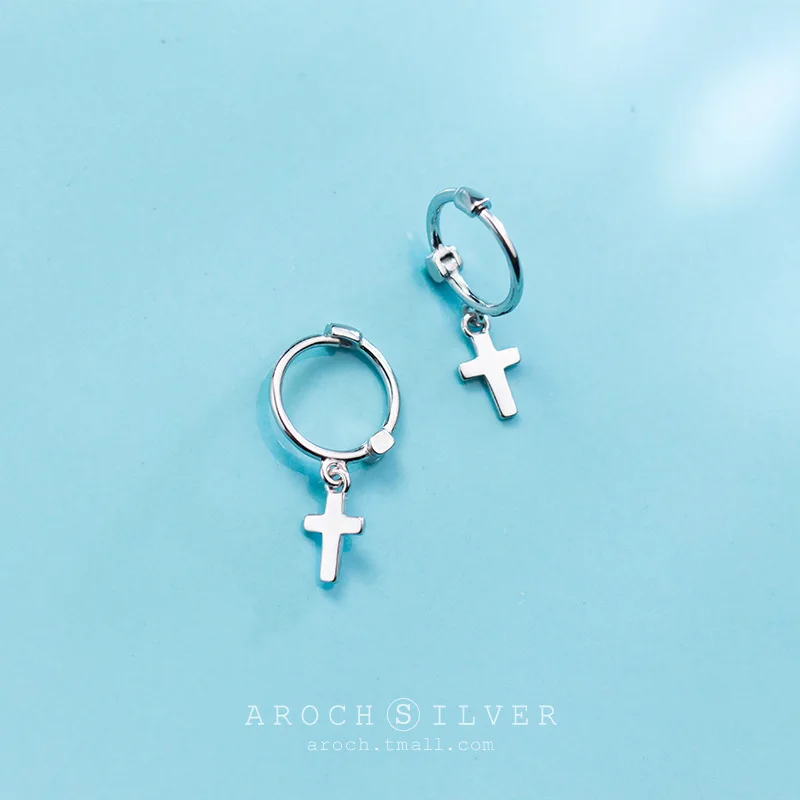 Модные женские серьги из стерлингового серебра 925 пробы серьги-кольца с