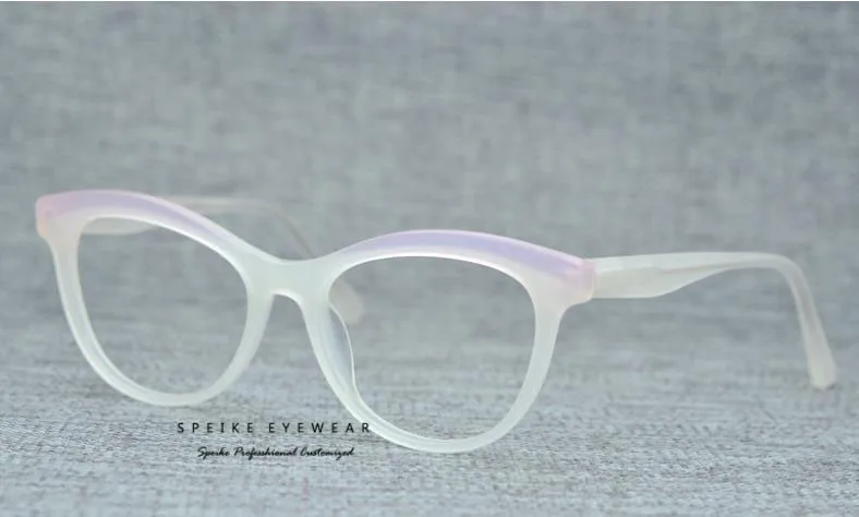 

SPEIKE high quality customized myopia glasses 5337 reading anti-blue glasses pregressive prescription cat eye eyewear 1.74 lens