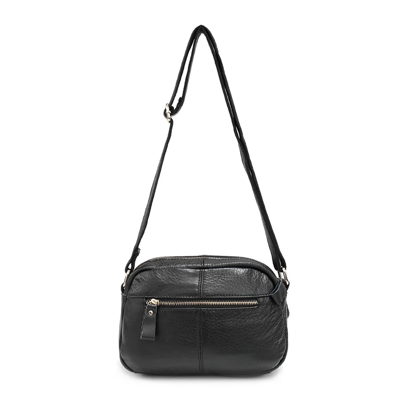 Nuleez Genuine Leather Casual Mini Handbag Small Crossbody Bag For Women Real Handle Bags Red Black Messenger Summer 5101 |