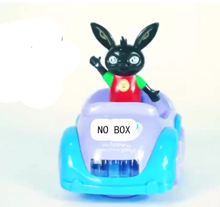 NO BOX Bing bunny фигурный автомобильный светильник со звуком детский подарок - Цвет: NO BOX