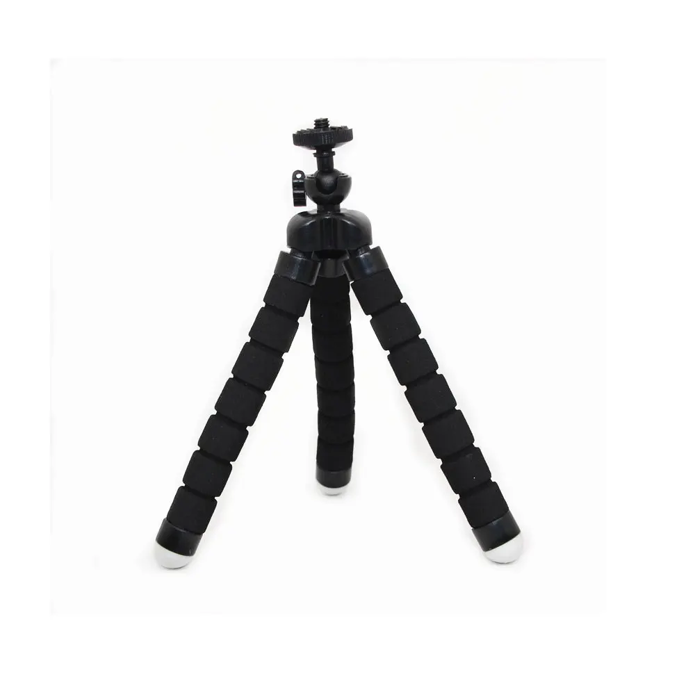 Only 1PCS Tripod Беспроводной Bluetooth пульт дистанционного мини Гибкая Губка Осьминог штатив селфи мобильный телефон подставка держатель для Iphone Android камера кронштейн - Цвет: Only 1PCS Tripod