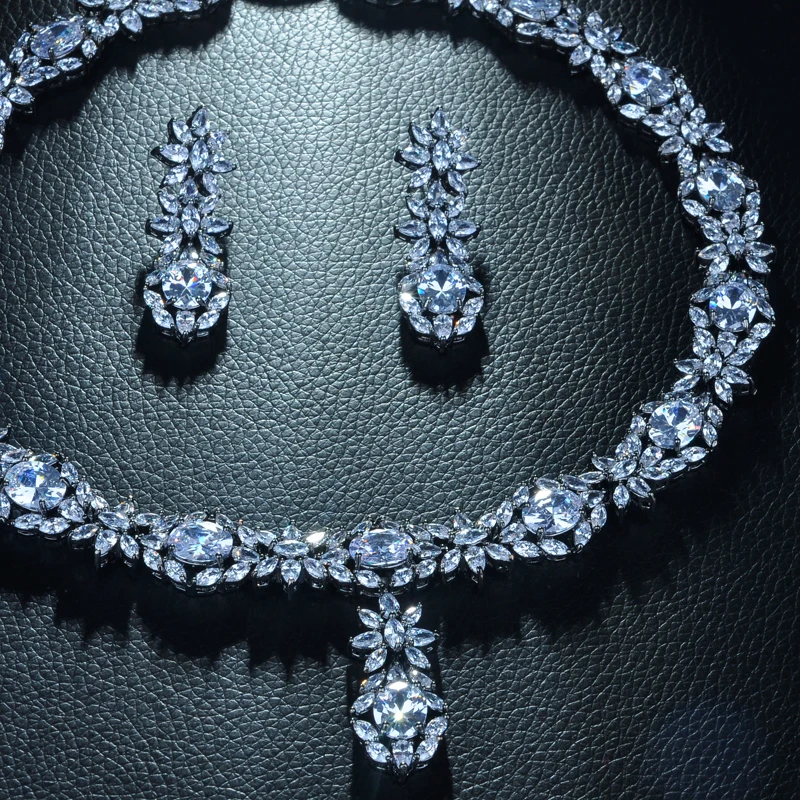 Be 8 Beautiful Sparkling AAA Cubic Zirconia Flower Shape Full Jewelry Set Women Bridal Gifts Earring Necklace Set S344
Be 8 Beautiful Sparkling AAA Cubic Zirconia Flower Shape Full Jewelry Set Women Bridal Gifts Earring Necklace Set S344