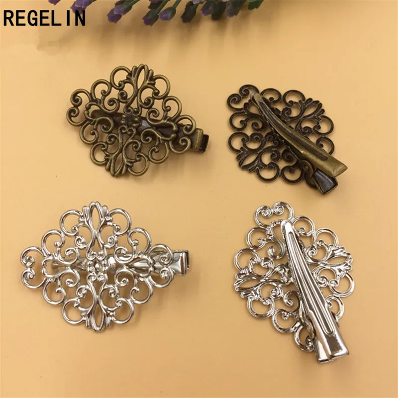 REGELIN винтажный цветочный мотив волос ювелирные изделия очаровательные женские