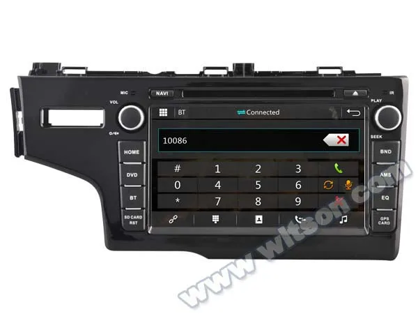 WITSON автомобильный аудио GPS для HONDA FIT 2014 новая технология + экран в пленку 1080P DSP