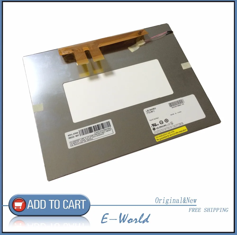 Оригинальный 5 дюймовый ЖК экран для флэш памяти LB104S02(TD)(01) LB104S02 разрешение: 10 4*800