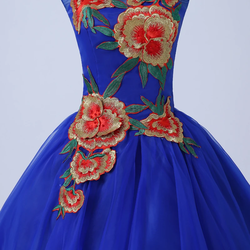 Quinceanera платья Элегантное платье для выпускного вечера роскошное бальное с