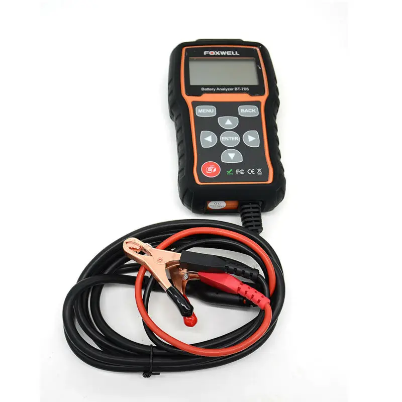 Подлинная FOXWELL BT-705 Battery Analyzer 12 В 24 BT705 Авто Батареи Тестер Обнаруживает Папа