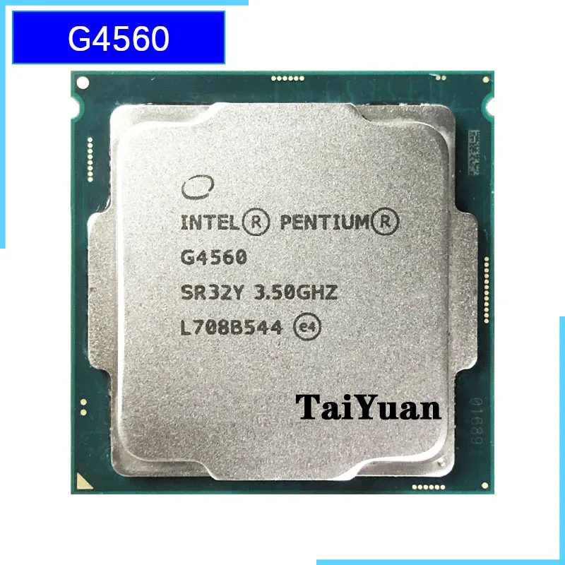 Процессор Intel Pentium G4560 двухъядерный процессор 3 5 ГГц четырехъядерный 54 Вт LGA