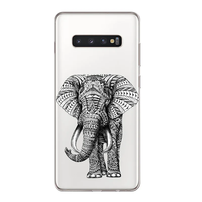 Patterned 8 Чехол Ciciber для samsung Galaxy S9, S10, S8 Plus, S10e, мягкий ТПУ чехол для телефона, для S5, S7, S6 Edge, S5 mini, тотем, животное, Funda Coque Capa - Цвет: Patterned 8