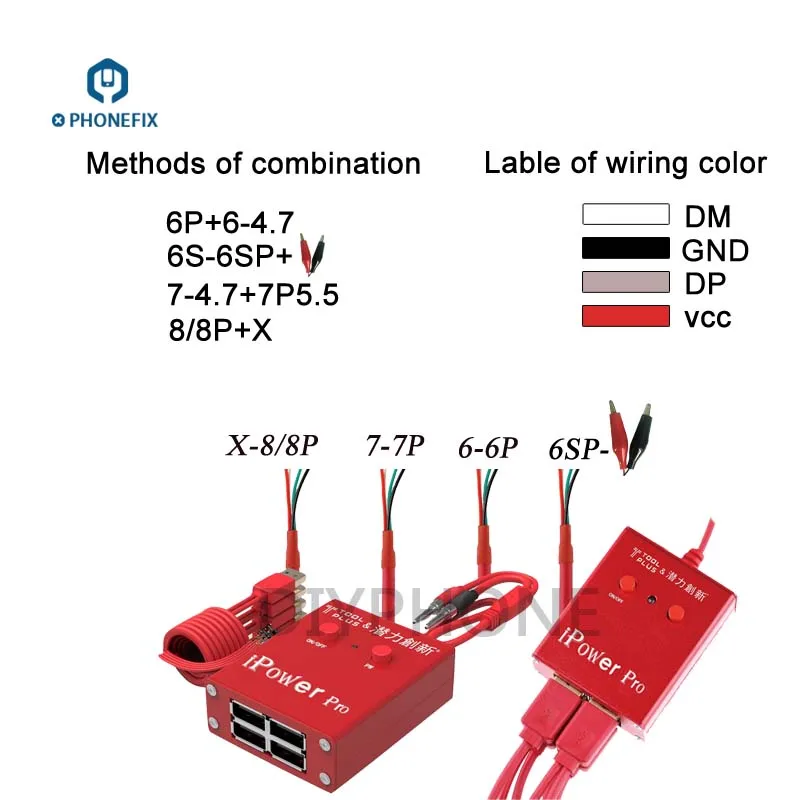 PHONEFIX Новый я Мощность Pro Телефон загрузки Управление ремонт переключатель кабель