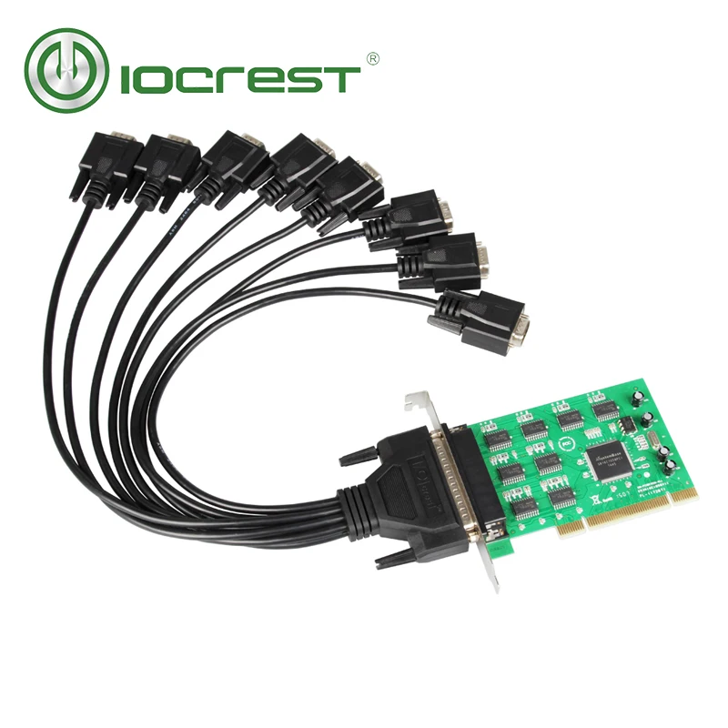 8 портовый интерфейс IOCREST RS232 DB 9 Com PCI последовательный контроллер плата