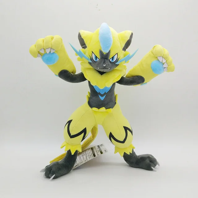 Плюшевая игрушка Zeraora из серии аниме Покемон 25 см | Игрушки и хобби