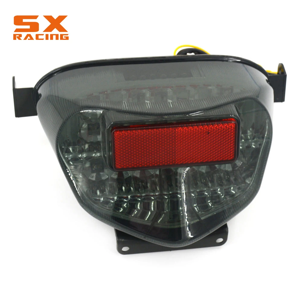 

Motorbike Rear Tail Light Brake Turn Signals Integrated Led Light Blinker Lamp Smoke For SUZUKI GSXR600 GSXR750 GSXR1000 K1
