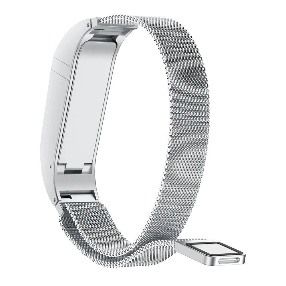 Ремешок для умных часов Milanese из нержавеющей стали с магнитной петлей Fitbit Flex 2