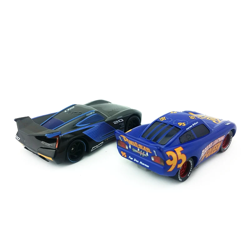 Disney Pixar Cars 3 сказочные Молния Маккуин и Джексон Storm 1:55 литья под давлением Металл