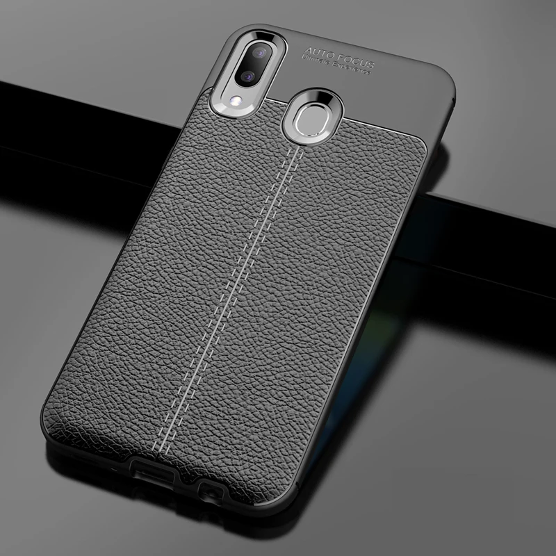YUETUO кожаный чехол с узором для задней панели телефона samsung galaxy m20 m30 m 20 30