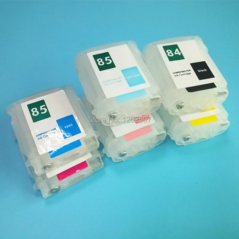 BOMA HP84 HP85 заправляемые картриджи с чипами ARC для принтеров HP Designjet 30 90 130 84 85 |