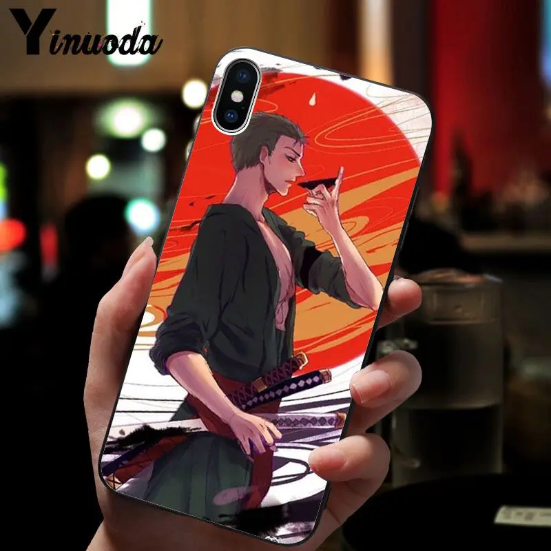 11pro MAX one piece Roronoa Zoro DIY Окрашенные красивые аксессуары для телефонов Чехол iPhone 8 7 6 6S