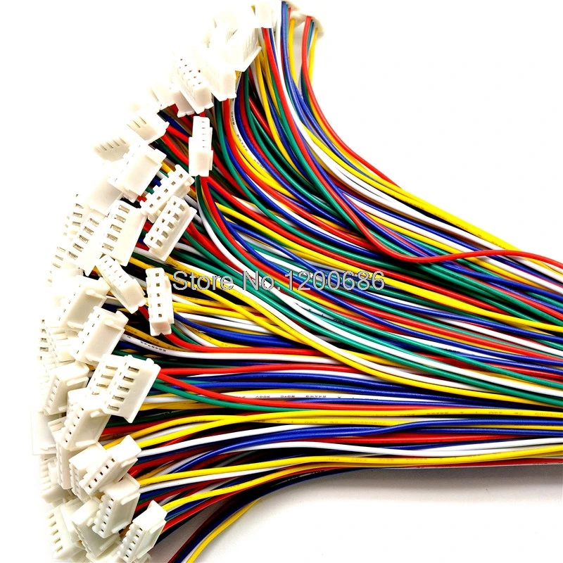 24AWG 5PIN XH2.54 Разъем 20 см жгут проводов XH 2,54 мм 4P 24 awgразъем с проводами кабели