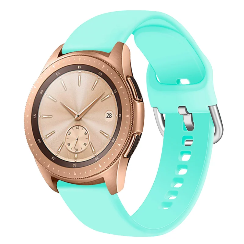 5 20 мм ремешок для часов R810 samsung Galaxy Watch Active 42 мм спортивный ремешок для часов huawei сменный Ремешок Браслет 91017 - Цвет ремешка: 5