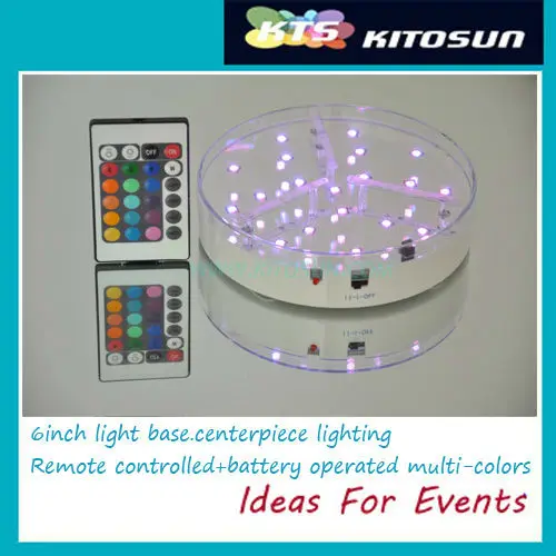 20 шт./лот свадебный декоративный светильник с дистанционным управлением