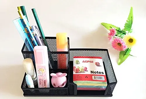 Сетчатый Настольный органайзер офисные принадлежности футляр для ручки Caddy