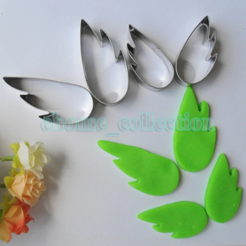 DIY Крылья Ангела помадка торта резак из нержавеющей стали печенья выпечки формы