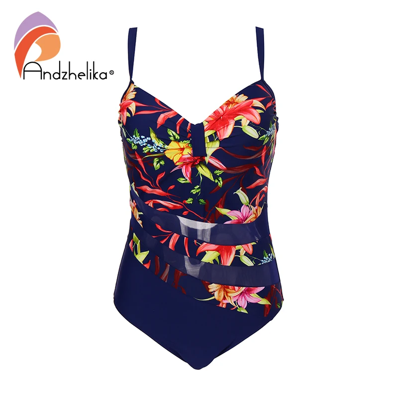 Andzhelika bikini 2018 женский купальник монокини размера плюс с красивыми боковыми