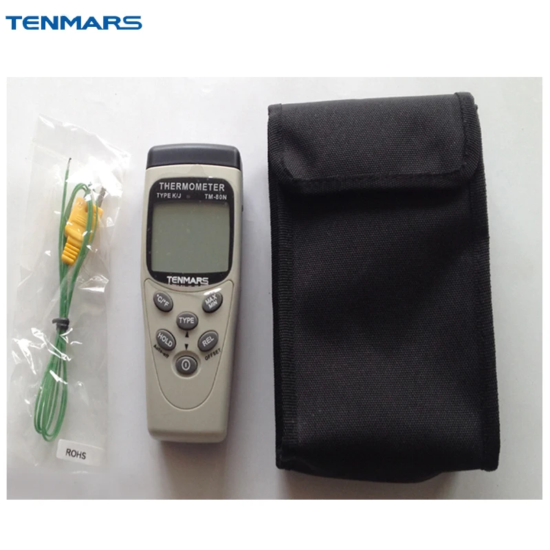 

TENMARS TM-80N Handheld Digital K/J Type Industrial Thermometer